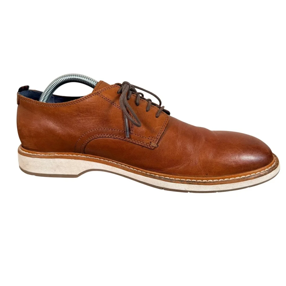 Cole Haan Morris Plain British Tan Oxford Dress Shoes Mens 9M Leather C30693